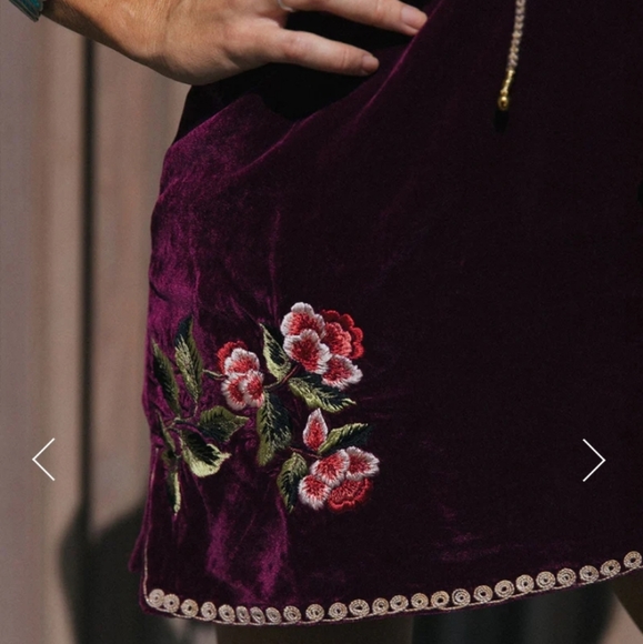 Chasing Unicorns Purple Floral Mini Dress - Picture 7 of 11